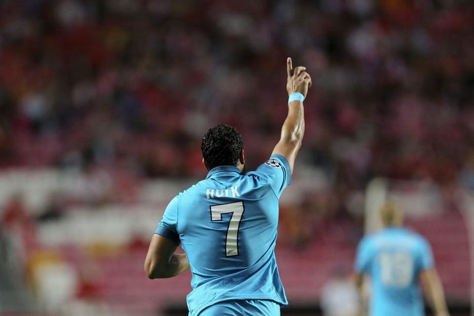 Hulk marcou o primeiro gol do Zenit contra o Benfica | EFE