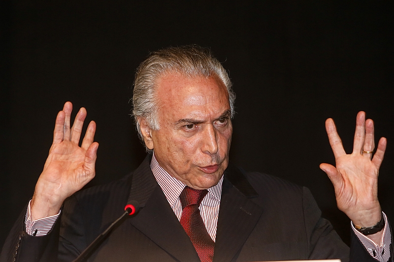 "É uma variação comum. Lá atrás a presidente já esteve em situação muito mais delicada", disse o vice-presidente Michel Temer | Henry Milleo / Agência de Noticias Gazeta do Povo