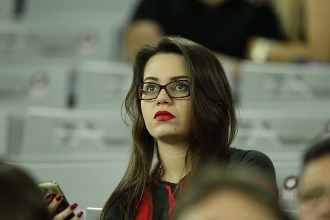 Torcida do Atlético no jogo contra o Internacional na Baixada |