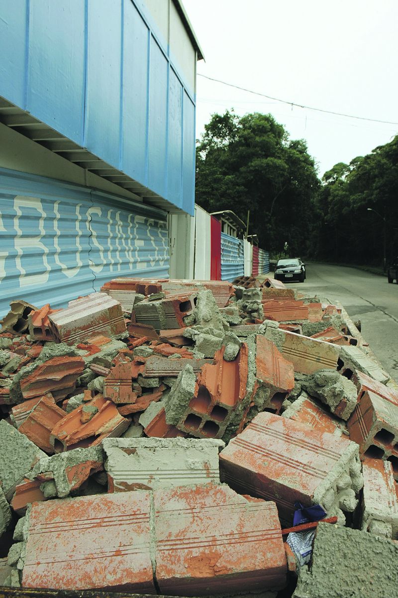 Construção formal gera 25% do total de resíduos | Aniele Nascimento/ Gazeta do Povo