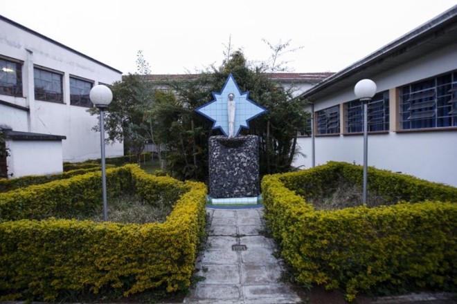 Jardim externo ao seminário | 