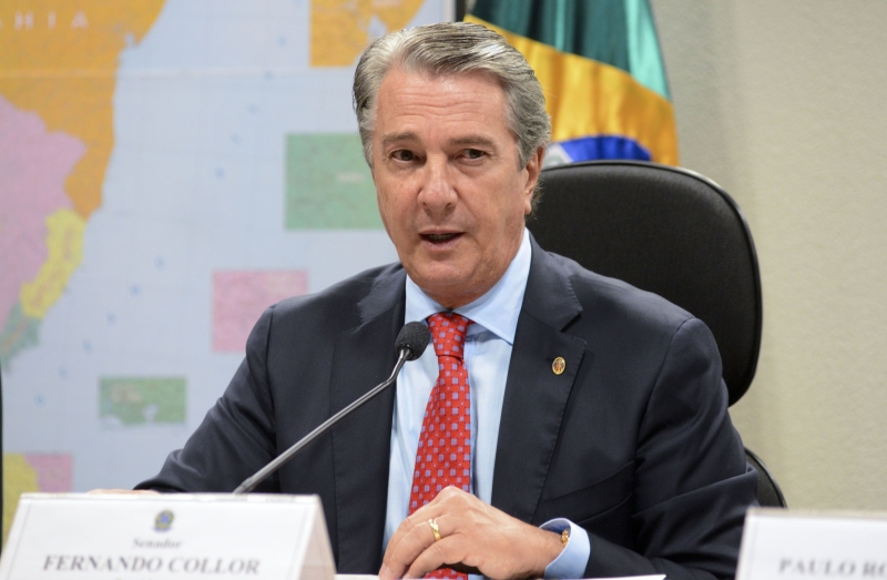 O senador Fernando Collor, e ex-presidente do Brasil, não se pronunciou sobre comentários negativos feitos por Dilma a seu respeito | Sheyla Leal/Agência Senado