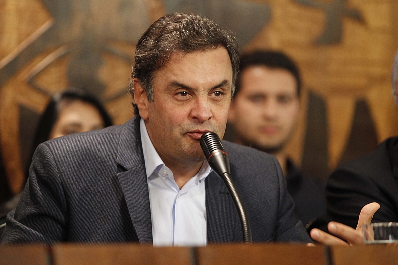 O candidato à presidência pelo PSDB Aécio Neves | Hugo Harada/ Agência de Notícias Gazeta do Povo