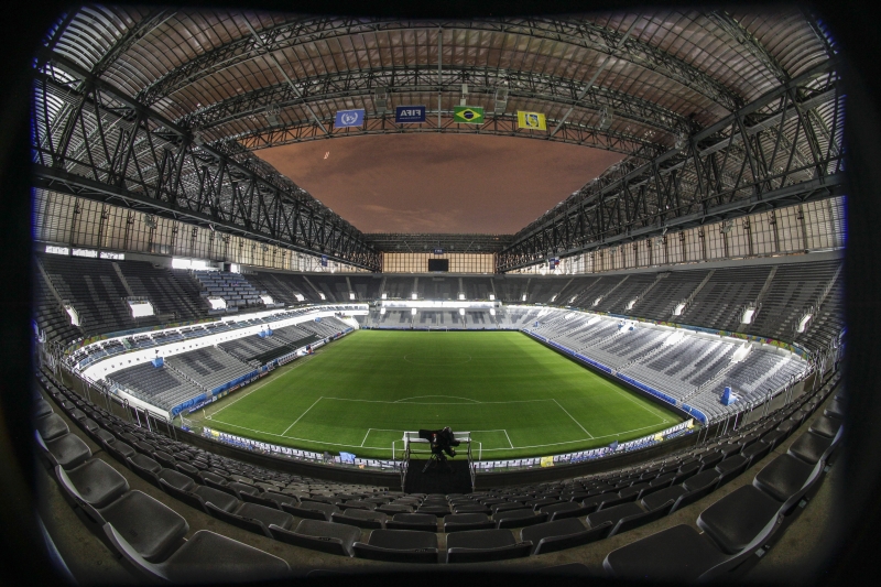 A Arena em sua última versão, moderna e palco de quatro jogos da Copa do Mundo no Brasil | Daniel Castellano/ Gazeta do Povo