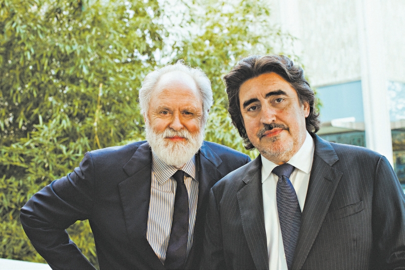 John Lithgow, à esquerda, e Alfred Molina em Love Is Strange | Elizabeth Weinberg para The New York Times