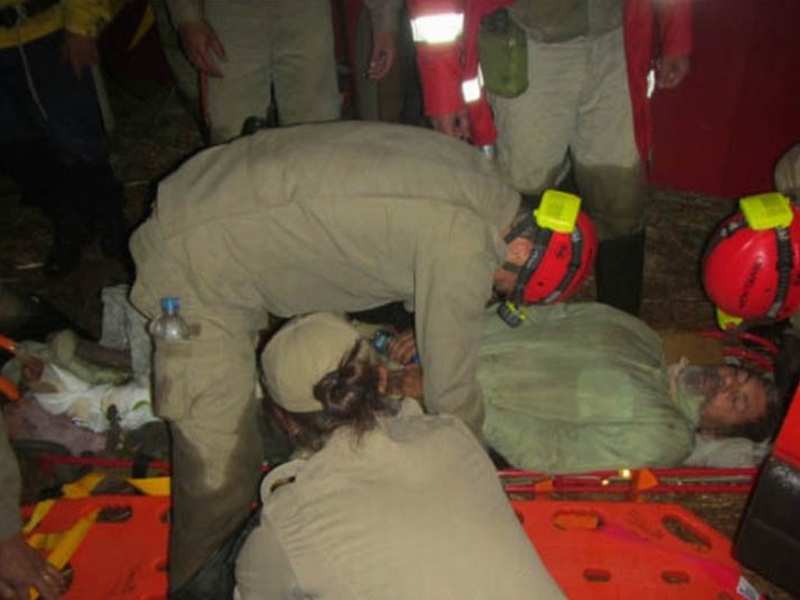 Teixeira foi encaminhado ao hospital. Ao sair, vai responder por crime ambiental | Nilson Figueiredo Alves Júnior/Polícia Ambiental