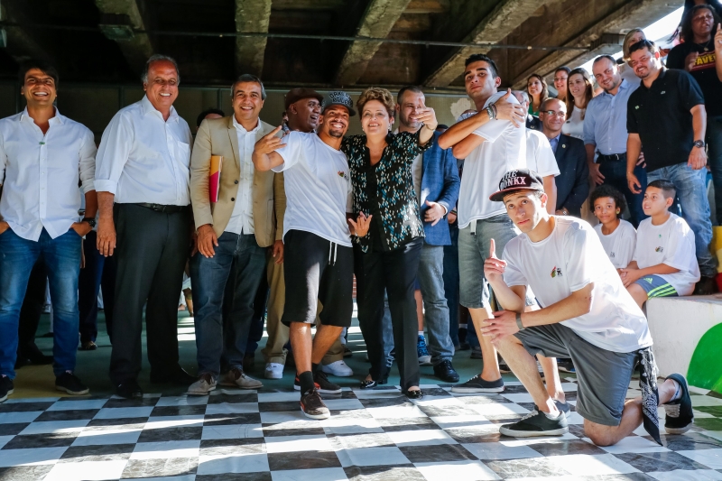 Dilma Rousseff fez campanha ontem no Rio de Janeiro | Ichiro Guerra/ Divulgação