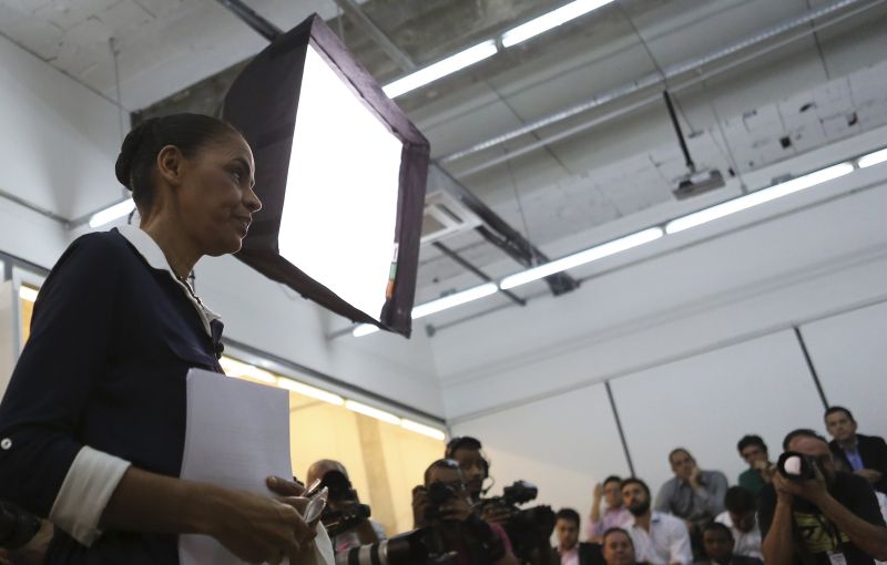 Bastante criticada pelo PT, Marina contra-atacou ontem em SP | Nacho Doce/Reuters