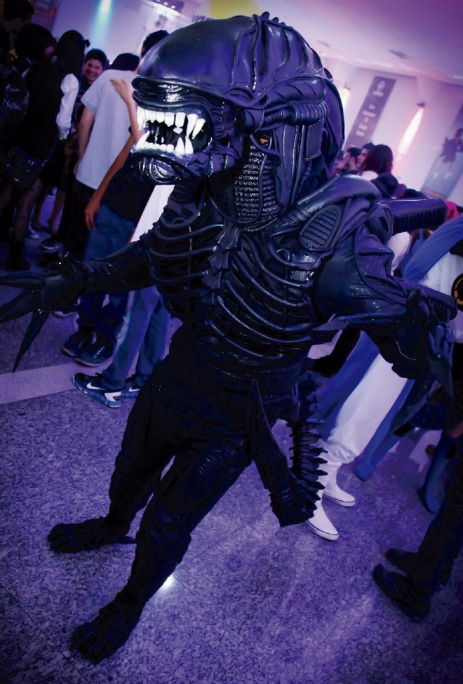 Participantes escolheram seus personagens e fizeram a festa dos mais de 40 expositores do evento |