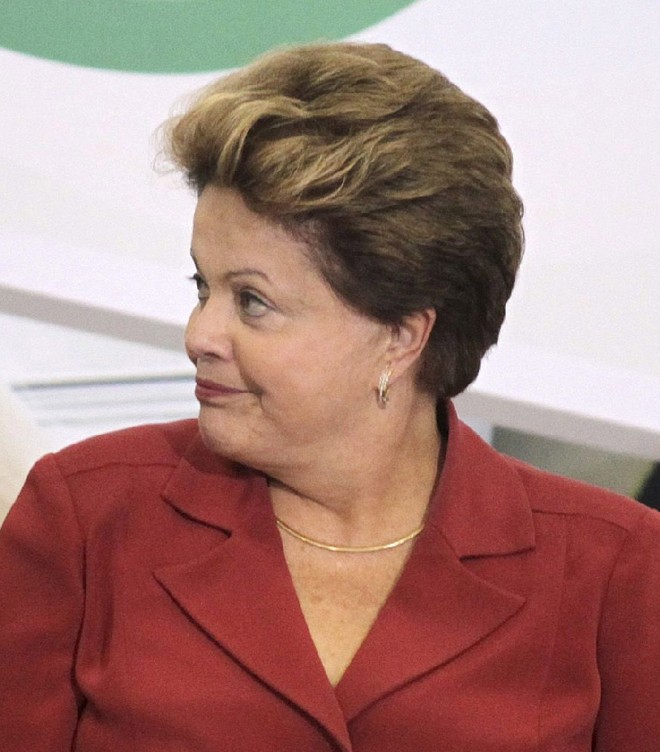 Dilma Rousseff, candidata à reeleição pelo PT, que recebeu R$ 9,5 milhões de doações eleitorais de bancos |