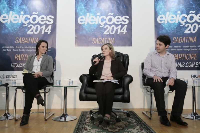 Gleisi criticou as Unidades Paraná Seguro (UPSs), principal ação de Richa na segurança | Cesar Machado / Gazeta do Povo