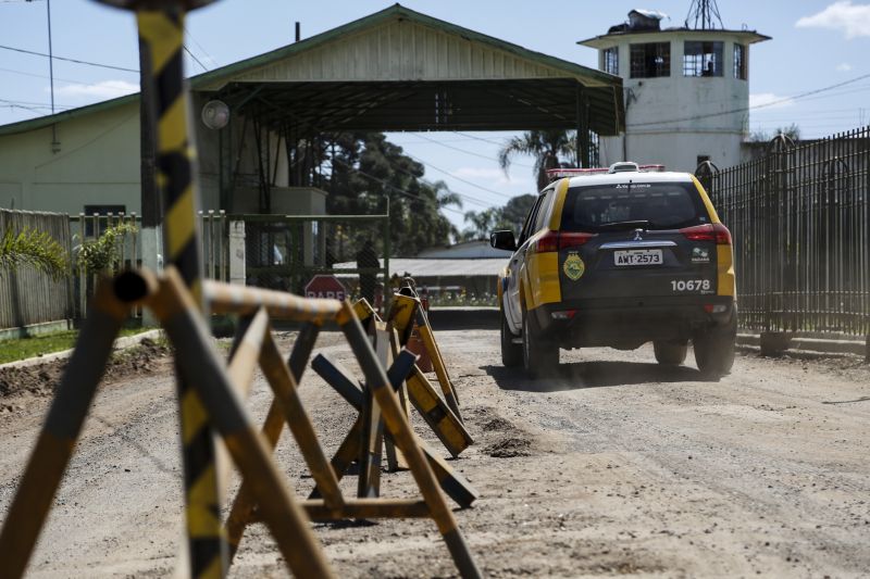 Cerca de 60 presos se rebelaram ontem, em Piraquara, pedindo mais segurança | Henry Mileo/ Gazeta do Povo