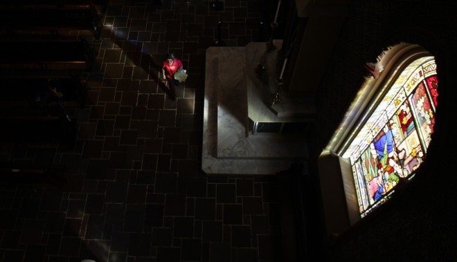 Lusco-fusco próprio da arquitetura neogótica | 