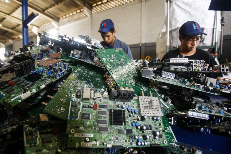 A Hamaya do Brasil, que recicla materiais de informática, é uma das 22 empresas japonesas em operação no Paraná | André Rodrigues/ Gazeta do Povo