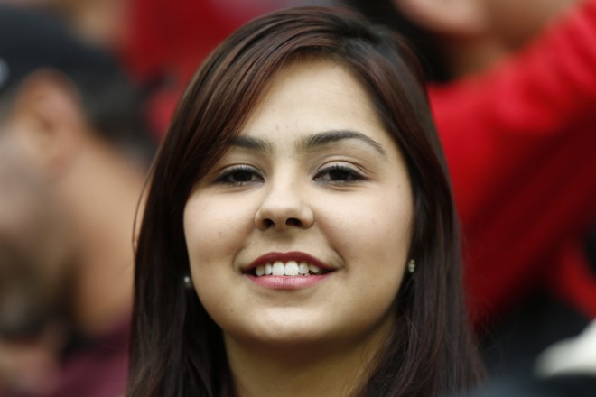 Torcida feminina compareceu ao estádio | 