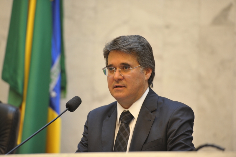 Sebastiani fez ontem a prestação de contas do governo na Assembleia | Sandro Nascimento/ Alep