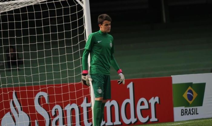 Goleiro Bruno, do Coritiba, viaja para os Estados Unidos para disputa de torneio com a seleção sub-17 | Divulgação Coritiba