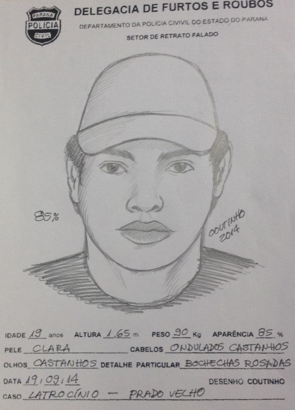 Polícia ainda não tem identificação do suspeito da morte do estudante | Divulgação/Polícia Civil