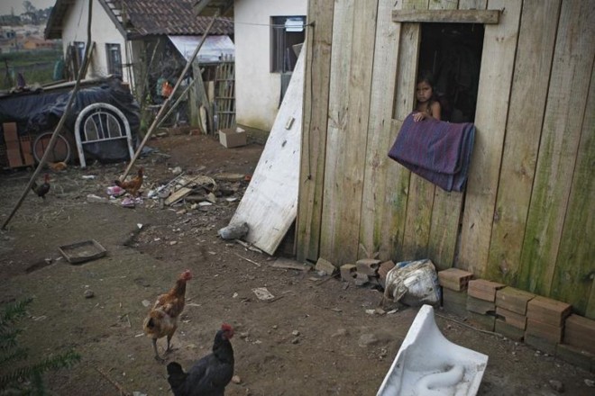 Detalhe de uma das casas da Kakané Porã |