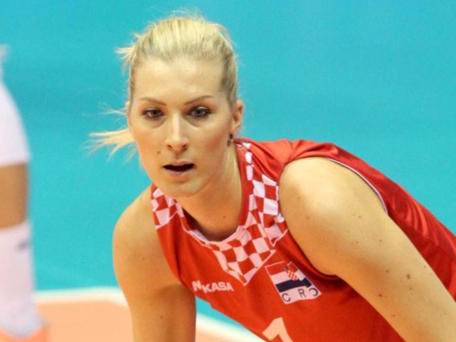 Mia Jerkov, jogadora da Croácia no Mundial de vôlei | 