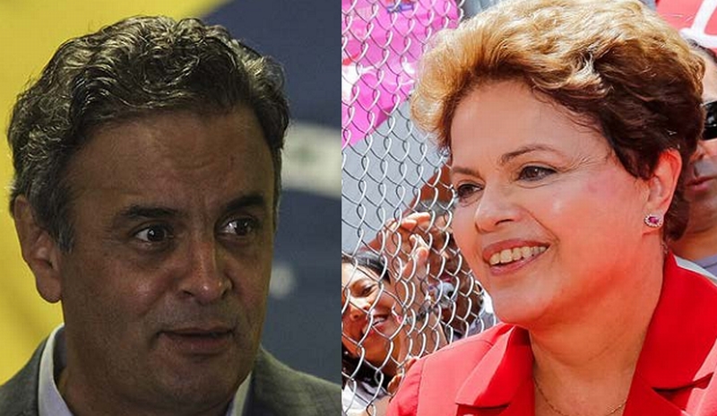 Aécio fez campanha no Rio ; Dilma passou pela Bahia | Antonio Lacerda/Efe ; Ichiro Guerra/Divulgação