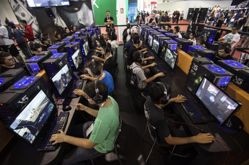 Brasil Game Show contará com mais de 180 expositores, espalhados pelos 98 mil metros quadrados do Expo Center Norte | Sebastião Moreira/Efe.