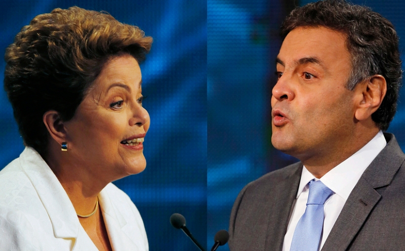 Considerando apenas os votos válidos, a presidente tem 52%, três pontos percentuais a mais do que nas duas pesquisas anteriores. Já o tucano caiu de 51% para 48% |