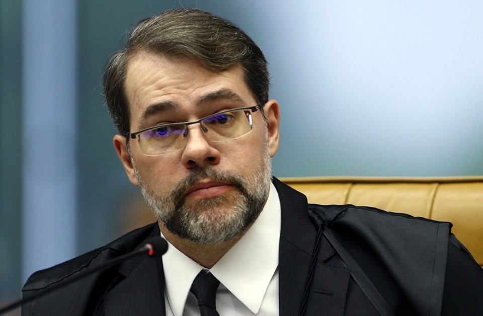 O ministro Dias Toffoli não confirma horário final da apuração | Divulgação/STF