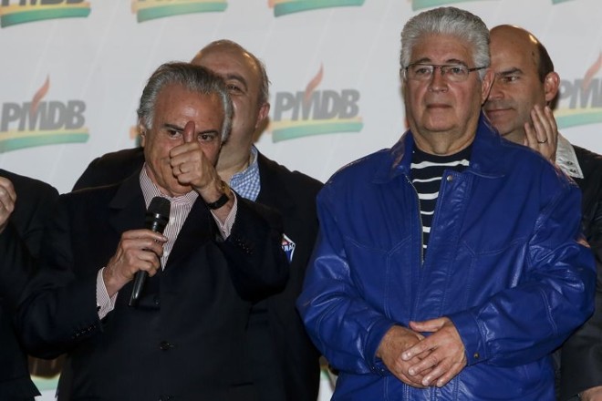 Michel Temer e Roberto Requião |