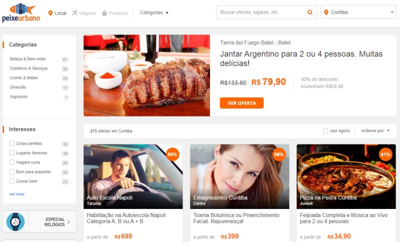 Valor da aquisição do site de cupons de desconto não foi divulgado | Reprodução.