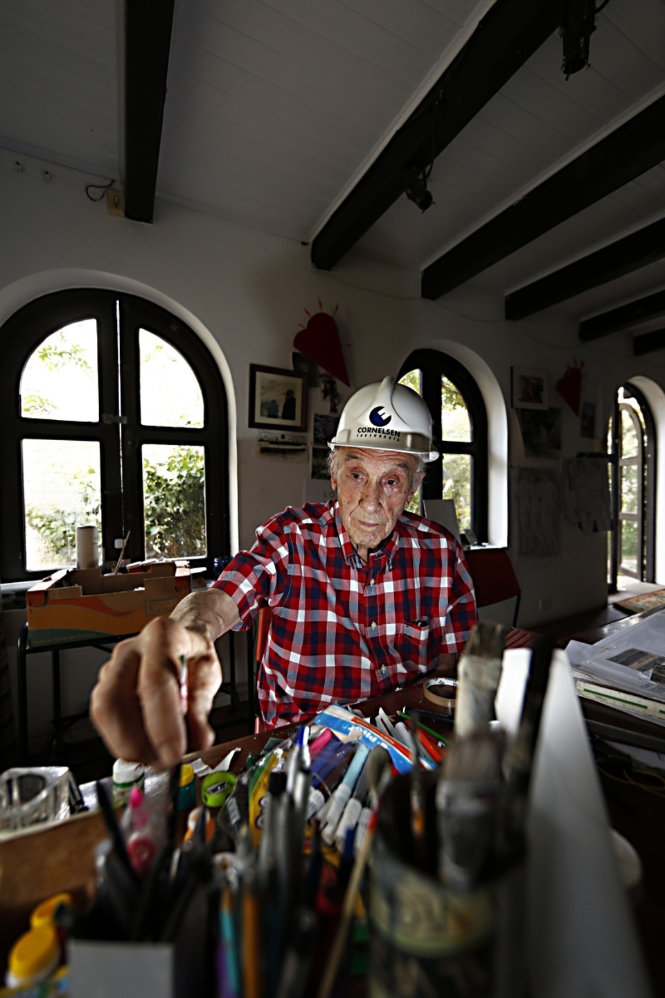 Lolô Cornelsen segue na ativa aos 92 anos, mas não quer saber de futebol | Albari Rosa/ Gazeta do Povo