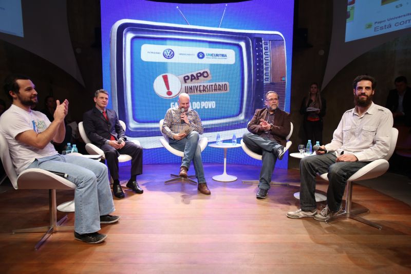 Papo Universitário discute o processo eleitoral e a democracia | Daniel Castellano / Agência de Notícias Gazeta do Povo