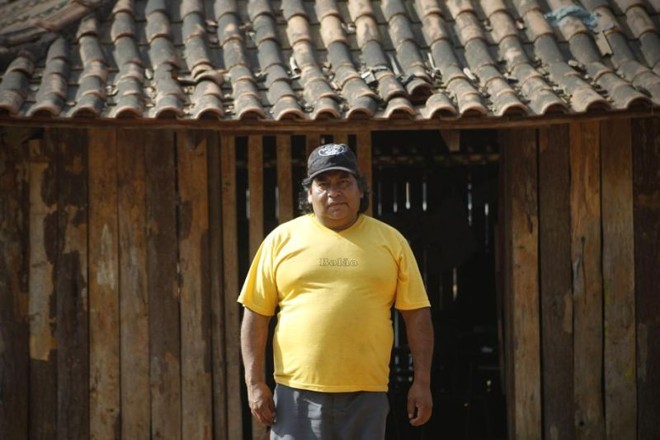 O cacique da aldeia Kakané Porã, Carlos Luiz dos Santos |