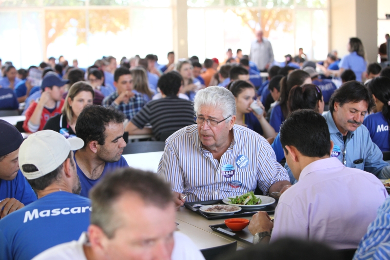 Beto Richa com o apresentador Ratinho | Hugo Harada/ Gazeta do Povo
