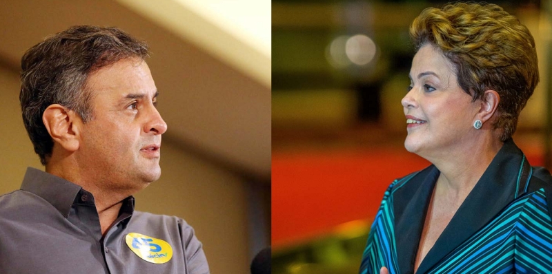 Aécio é a favor da redução da maioridade penal. Já Dilma é contrária | Marcos Fernandes/ Divulgação ;Cadu Gomes/ Divulgação