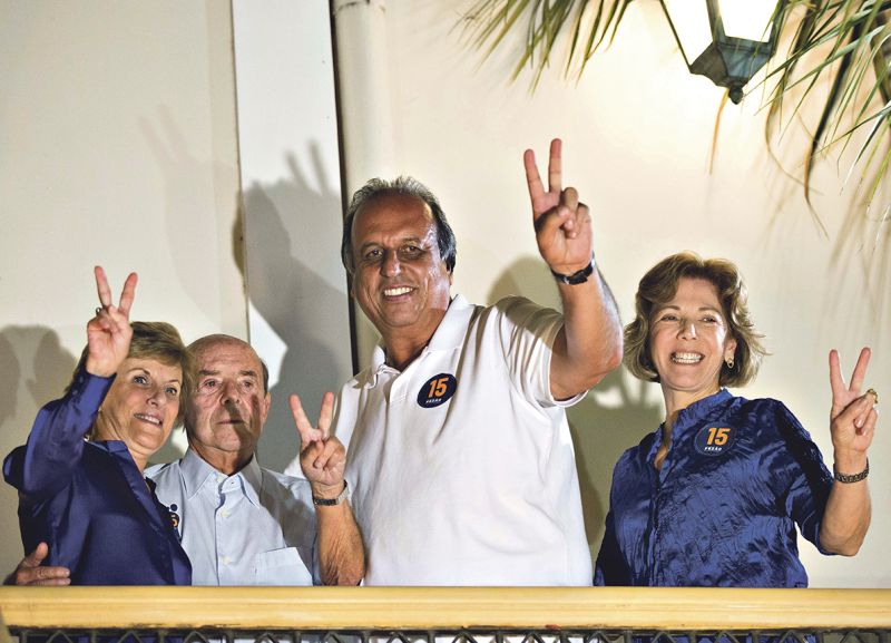 Campanha mostrou Pezão (PMDB) como um homem tranquilo. Ontem ele agradeceu apoio de Sérgio Cabral | Fernando Maia