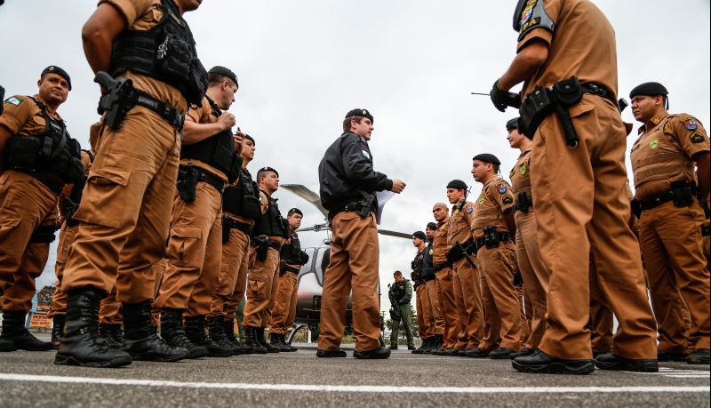 Maioria dos policiais ouvidos na pesquisa em todo o país acredita que a carreira não é adequada do modo como está organizada | Brunno Covello/Gazeta do Povo