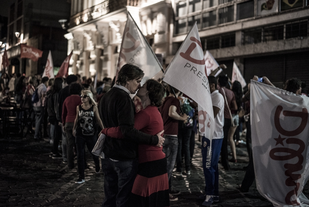 Também rolou um clima de romance | Henry Milleo/Agência de Notícias Gazeta do Povo