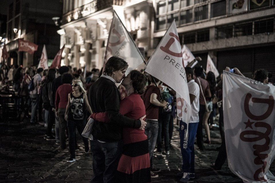Também rolou um clima de romance | Henry Milleo/Agência de Notícias Gazeta do Povo