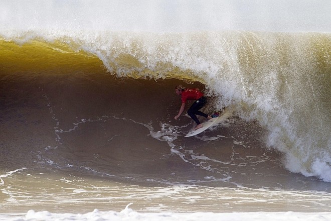 Americano John John Florence na etapa portuguesa do Mundial de surfe |