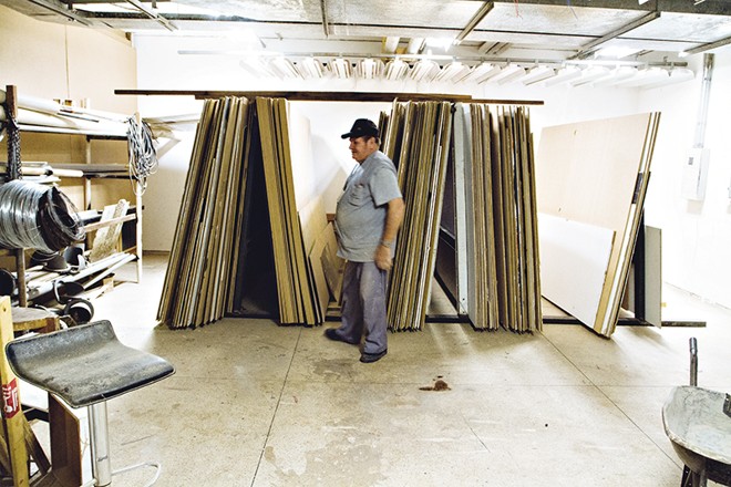 Giomar Guandahim, marceneiro do MON |