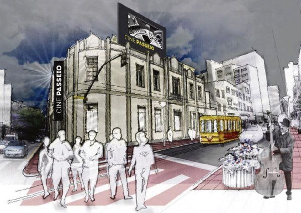 Projeto do Cine Passeio desenhado pelo Ippuc ainda na gestão anterior da prefeitura | Divulgação/Ippuc