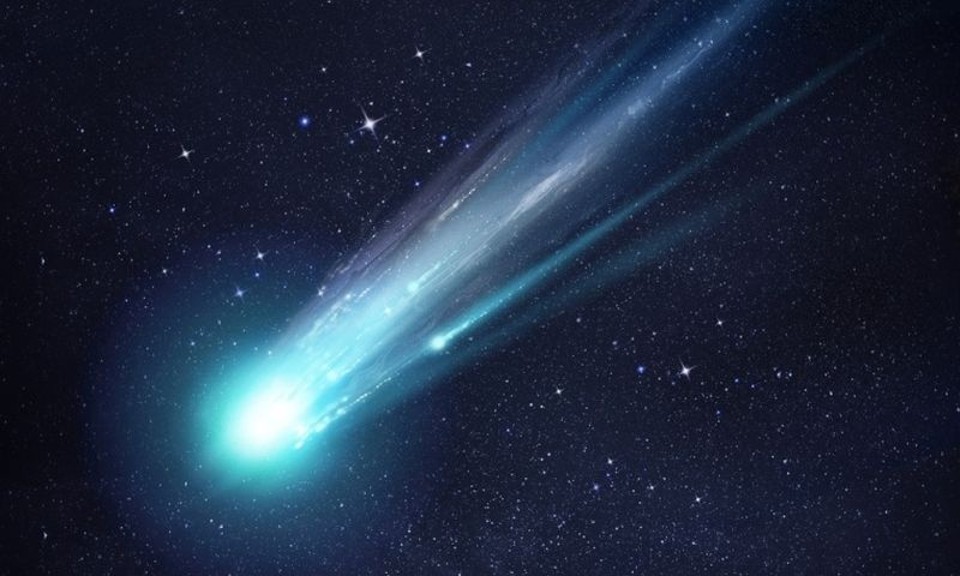 Cometa Halley passa pelo Sistema Solar e causa uma chuva de meteoros desencadeada por seu rastro de poeira | Divulgação/Grupo Marista