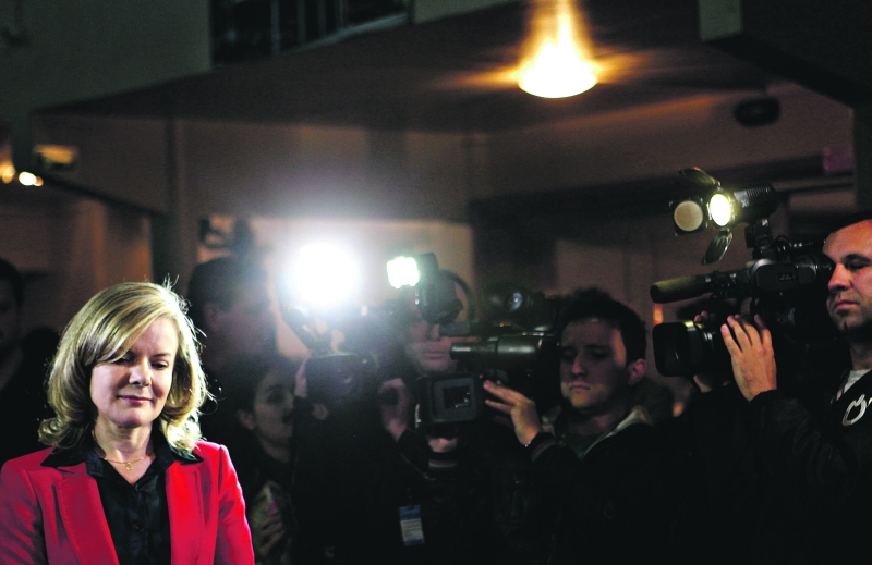 Gleisi evitou falar com a imprensa após o resultado final | Jonathan Campos/ Gazeta do Povo