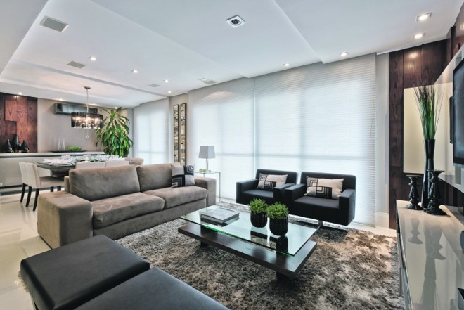 Em um projetos integrados, é possível criar diferentes efeitos mesmo com ângulos retos, usando volume e incidência de luz | 