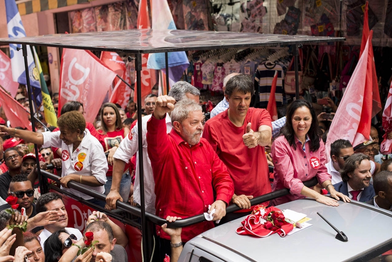 Em São Paulo para campanha de Dilma, Lula criticou a Veja | Aaron Cadena Ovalle/EFE