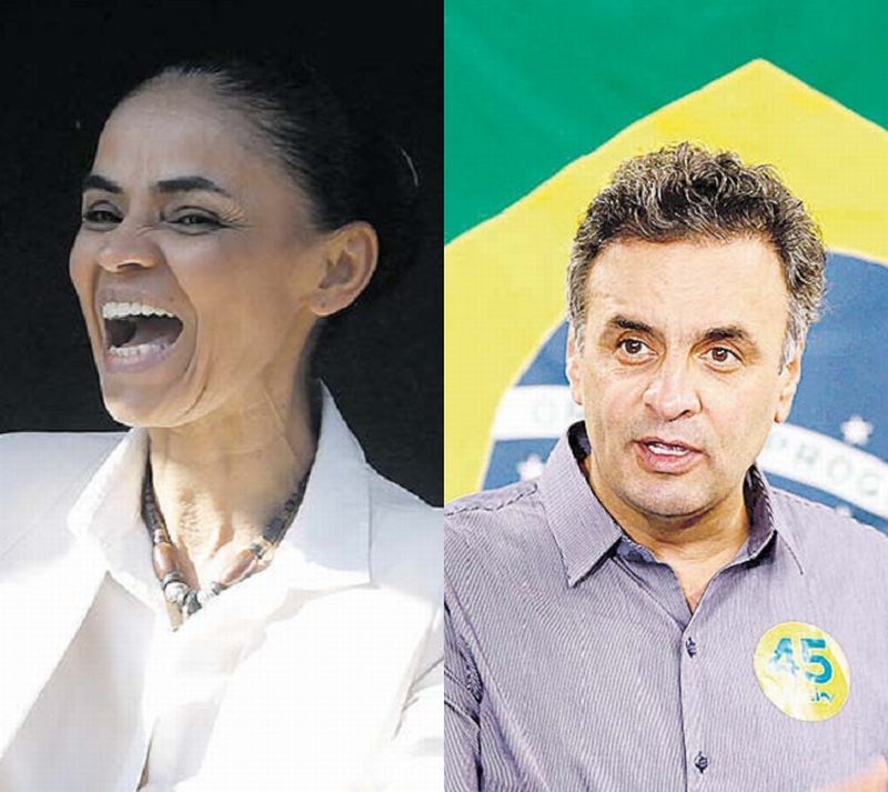 Marina caiu nas pesquisas ; Aécio tem 7% no Nordeste | Paulo Whitaker/ Reuters ; Orlando Brito/ Divulgação