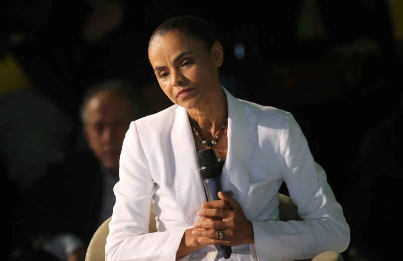 Marina Silva: terceira colocada no primeiro turno tende a apoiar Aécio Neves | Nacho Doce/ Reuters
