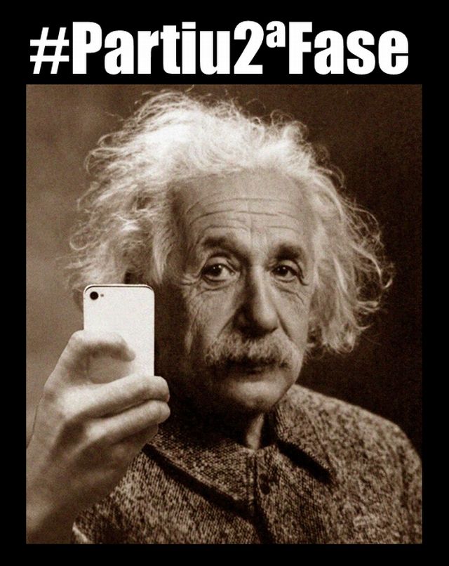 A própria UFPR divulgou o meme do Einstein para incentivar o pessoal | Reprodução/Twitter