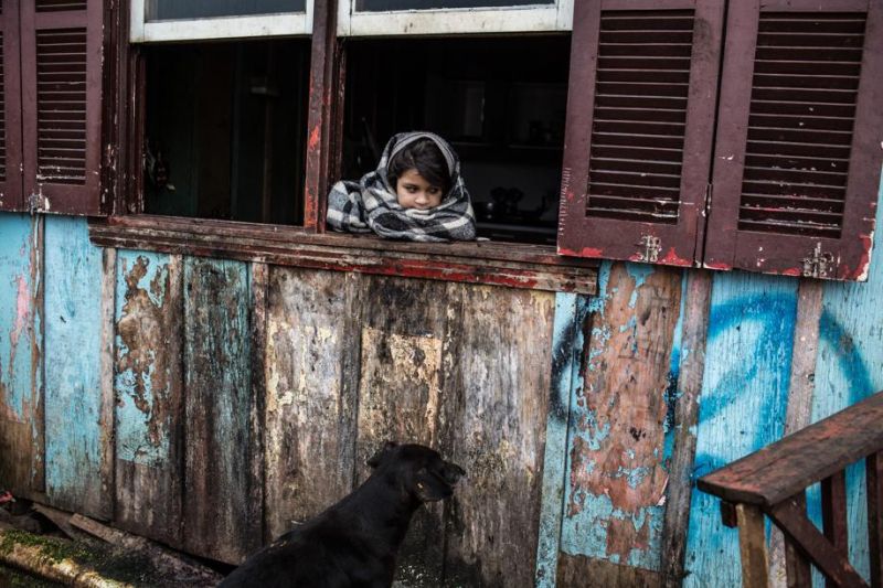 Grandes parcelas da população paranaense ainda vive em condições de pobreza e miséria, como no morro São José, em Cruz Machado | Brunno Covello/Agência de Notícias Gazeta do Povo